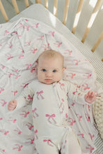 Load image into Gallery viewer, Bow Baby Bamboo Pajamas