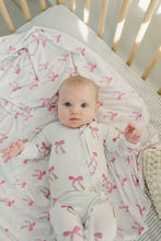 Load image into Gallery viewer, Bow Baby Bamboo Pajamas