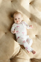 Load image into Gallery viewer, Bow Baby Bamboo Pajamas