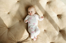 Load image into Gallery viewer, Bow Baby Bamboo Pajamas