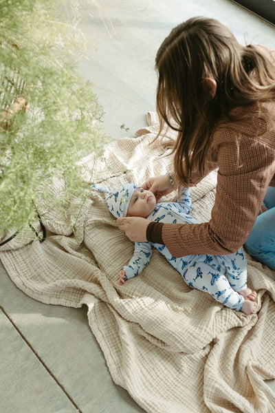 Deep Calls To Deep - Whale Bamboo Pajamas