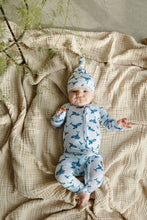 Load image into Gallery viewer, Deep Calls to Deep Whale Knotted Beanie Hat