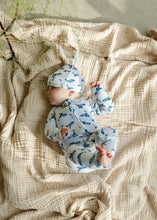 Load image into Gallery viewer, Deep Calls To Deep - Whale Bamboo Pajamas