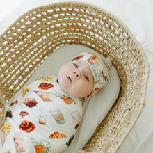 Load image into Gallery viewer, It Takes a Village- Coffee Shop Knotted Beanie Hat