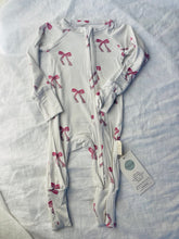 Load image into Gallery viewer, Bow Baby Bamboo Pajamas