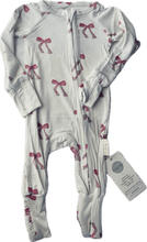 Load image into Gallery viewer, Bow Baby Bamboo Pajamas