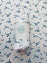 Load image into Gallery viewer, Deep Calls to Deep Whale Swaddle (47"x47")