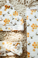 Load image into Gallery viewer, Bee My Hunny Bee Knotted Beanie Hat - Wonderfully Made Apparel
