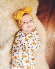 Load image into Gallery viewer, Bee My Hunny Bee Swaddle (47"x47") - Wonderfully Made Apparel
