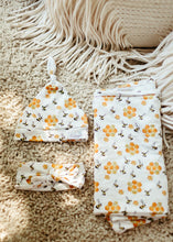 Load image into Gallery viewer, Bee My Hunny Bee Swaddle (47"x47") - Wonderfully Made Apparel