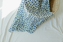 Load image into Gallery viewer, Blue "Booms" Blueberry Swaddle (47"x47") - Wonderfully Made Apparel