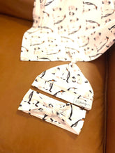 Load image into Gallery viewer, Dreaming of the Zoo Knotted Beanie Hat - Wonderfully Made Apparel