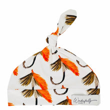 Load image into Gallery viewer, Fishing with Daddy Fly Hook Knotted Beanie Hat - Wonderfully Made Apparel