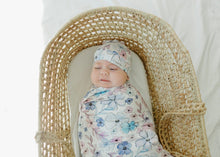 Load image into Gallery viewer, Flowers for Momma Knotted Beanie Hat - Wonderfully Made Apparel