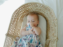 Load image into Gallery viewer, Flowers for Momma Swaddle (47"x47") - Wonderfully Made Apparel