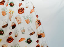 Load image into Gallery viewer, It Takes a Village - Coffee Shop Swaddle (47"x47") - Wonderfully Made Apparel