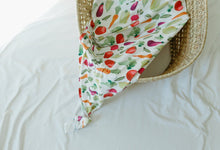 Load image into Gallery viewer, Market Day Vegetable Swaddle (47"x47") - Wonderfully Made Apparel