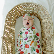 Load image into Gallery viewer, Market Day Vegetable Swaddle (47"x47") - Wonderfully Made Apparel
