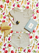 Load image into Gallery viewer, Market Day Vegetable Swaddle (47"x47") Pre-Order - Wonderfully Made Apparel