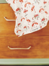 Load image into Gallery viewer, "Mingo" Flamingo Swaddle (47"x47") - Wonderfully Made Apparel