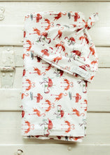 Load image into Gallery viewer, "Mingo" Flamingo Swaddle (47"x47") - Wonderfully Made Apparel