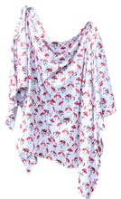 Load image into Gallery viewer, "Mingo" Flamingo Swaddle (47"x47") - Wonderfully Made Apparel