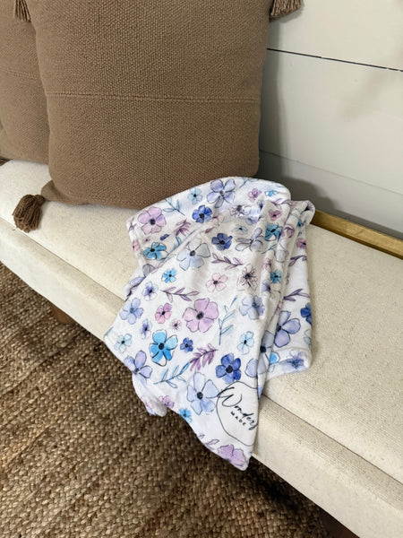 Flowers for Mama Snuggle Blanket (30x40