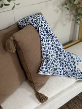 Load image into Gallery viewer, Blue &quot;Booms&quot; Blueberry Three Layer Snuggle Quilt (47&quot;x47&quot;)
