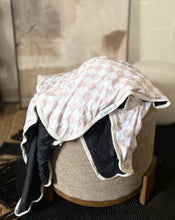 Load image into Gallery viewer, The Finish Line Three Layer Snuggle Quilt (47&quot;x47&quot;)
