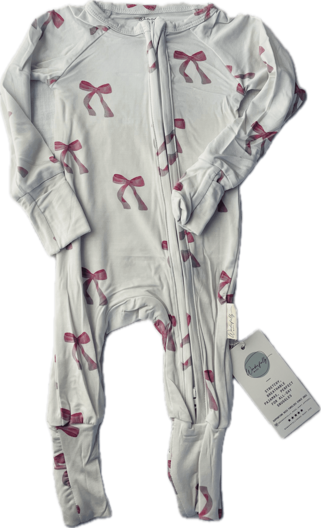 Bow Baby. Bamboo Pajamas