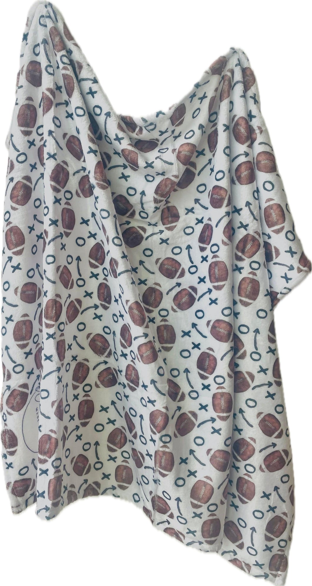 Football Guy Snuggle Blanket (30x40