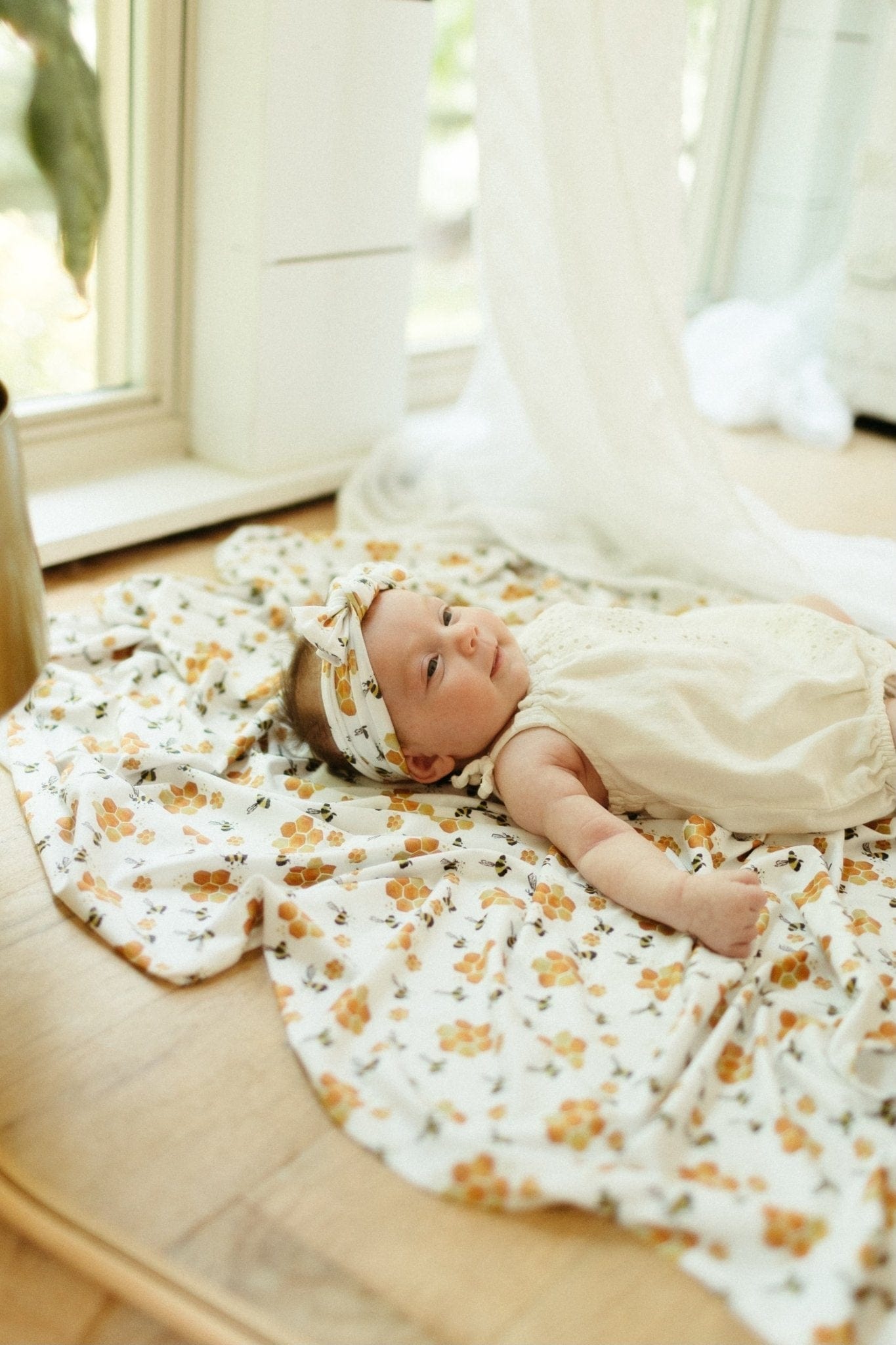 Wonderfully Made Apparel Bee My Hunny Bee Swaddle 47 x47