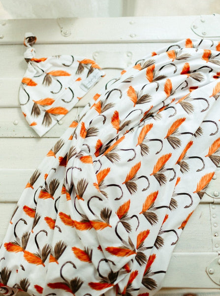 Fishing With Daddy Fly Hook Swaddle (47