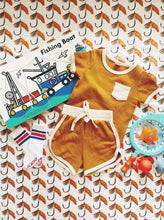 Load image into Gallery viewer, Fishing With Daddy Fly Hook Swaddle (47"x47") - Wonderfully Made Apparel
