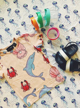 Load image into Gallery viewer, Peanut Butter &amp;... Jellyfish Swaddle (47&quot;x47&quot; - Wonderfully Made Apparel
