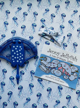 Load image into Gallery viewer, Peanut Butter &amp;... Jellyfish Swaddle (47&quot;x47&quot; - Wonderfully Made Apparel
