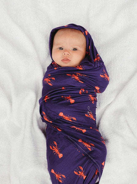 Sail House Lobster Swaddle (47"x47") - Wonderfully Made Apparel