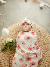 Load image into Gallery viewer, Sweet Girl Floral Swaddle (47&quot;x47&quot;) - Wonderfully Made Apparel
