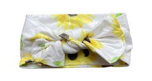 Load image into Gallery viewer, Three Little Sunflowers Bow - Wonderfully Made Apparel
