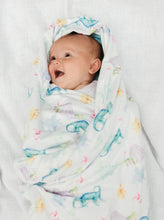 Load image into Gallery viewer, We Are The Dinosaurs Swaddle (47&quot;x47&quot;) - Wonderfully Made Apparel
